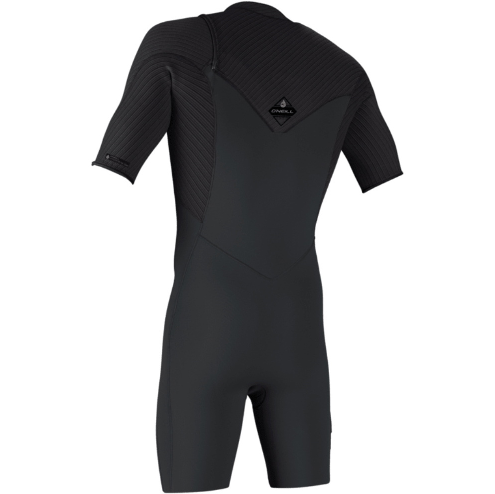 2026 O'Neill Herre Hyperfreak 2mm Chest Zip Shorty Våddragt 5495  Hærdet Stål / Graphite